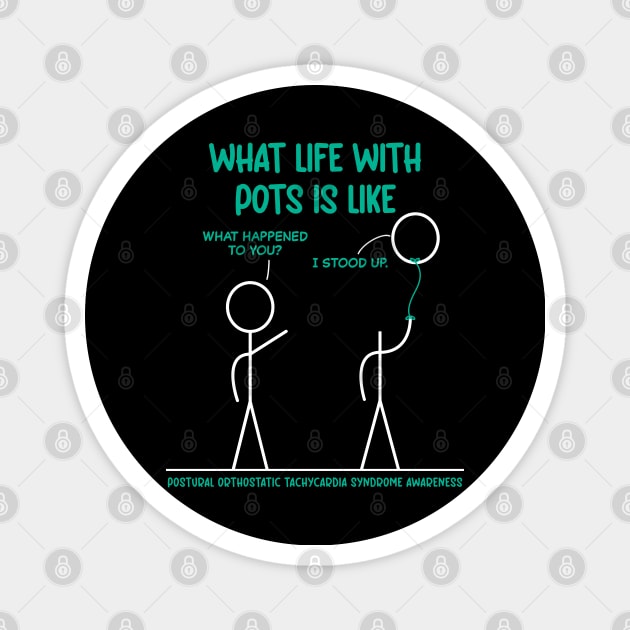 What Life With POTS Is Like - Standing Up Magnet by Jesabee Designs